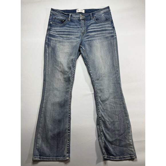 BKE Buckle Women's Payton Mid-Rise Tailored Bootcut Jeans - Sz 32x29.5 (34x28.5) - Picture 1 of 6
